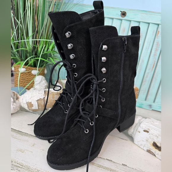 NEW American Rag Reighn Lace-Up Combat Boots - Picture 5 of 10